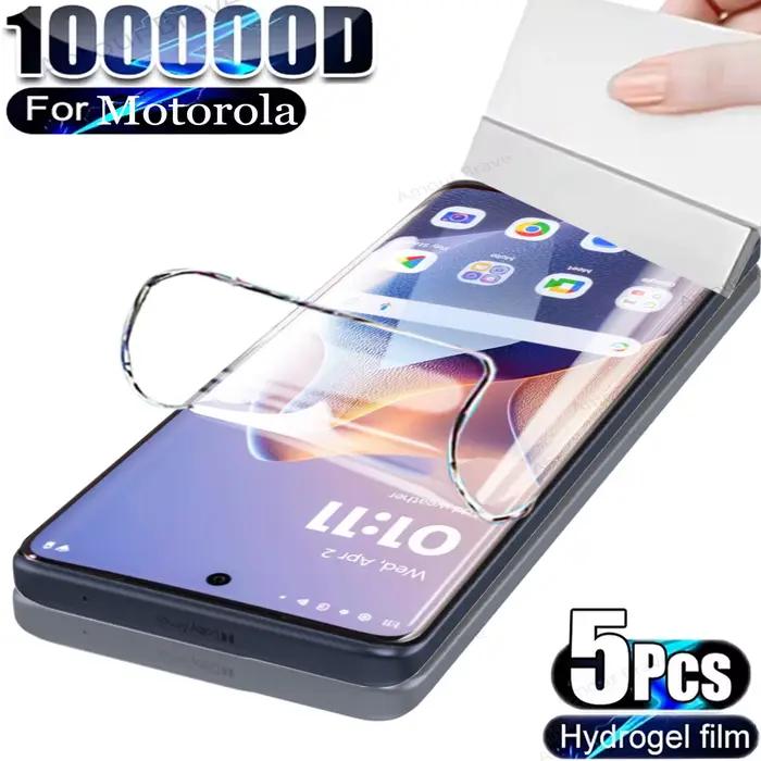 Film Hydrogel incurvé, 5 pièces, protecteur d'écran pour Motorola Edge 60 50 40 30 Ultra Moto G85 G8