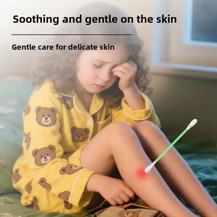 50 pièces de bâtonnets de coton anti-moustiques à l'huile essentielle, jetables, à libération lente,