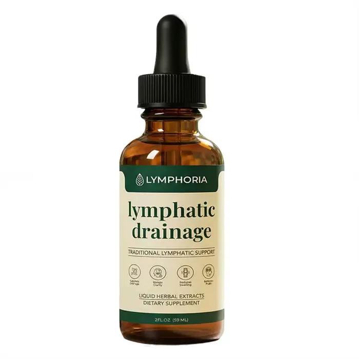 Complément alimentaire liquide naturel pour le soin du système lymphatique, facile à prendre pour to