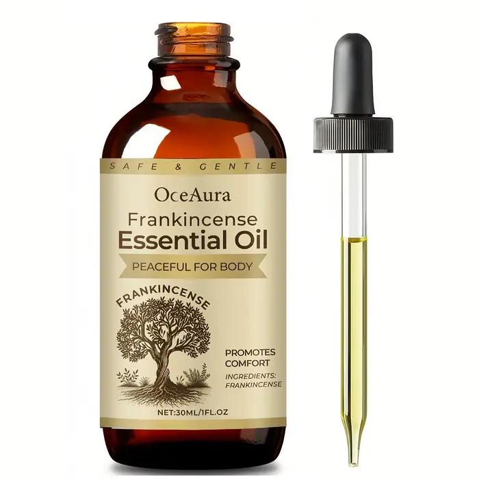 Huile essentielle d'encens 30ML, huile de soin du corps pour apaiser les muscles des épaules et du d