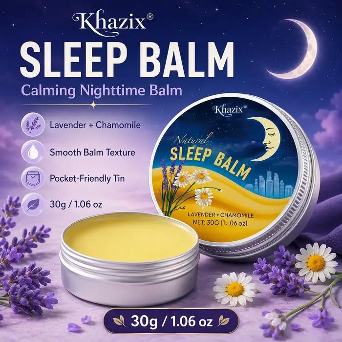 Baume de Nuit Apaisant 30g à la Lavande et à la Camomille – Arôme Relaxant, Doux pour la Peau, Forma