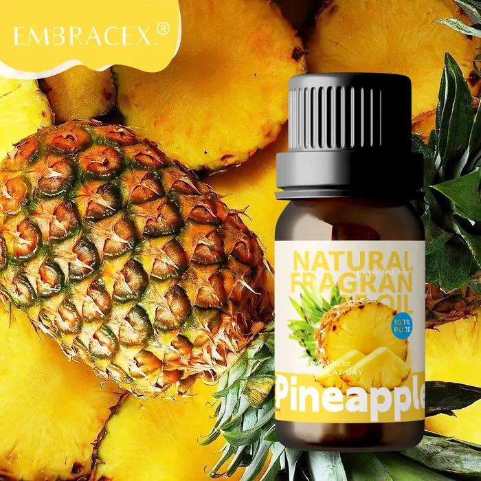 Huiles essentielles d'ananas 10 ml, hypoallergéniques, hydratantes, lissantes, parfumées aux fruits,