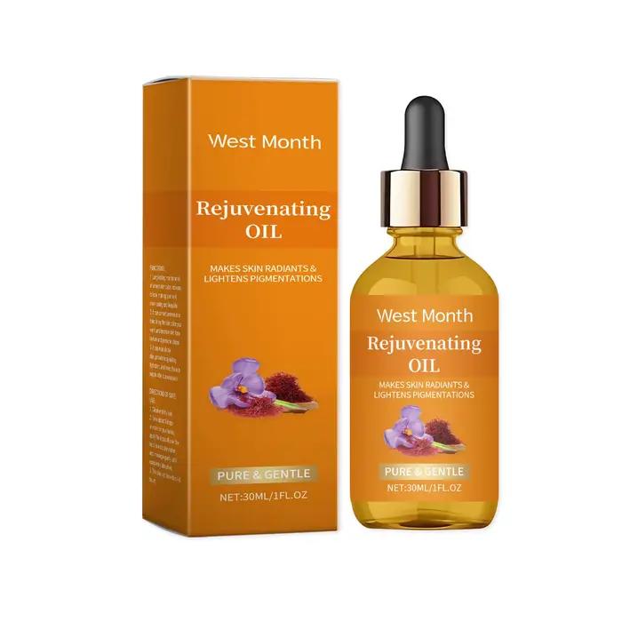 Huile nourrissante pour la peau au safran, hydratante douce, soin du visage à base de plantes, huile