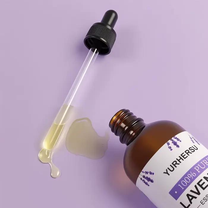 Huile de lavande haute résistance pour l'aromathérapie, soulage le stress et l'anxiété, favorise le 