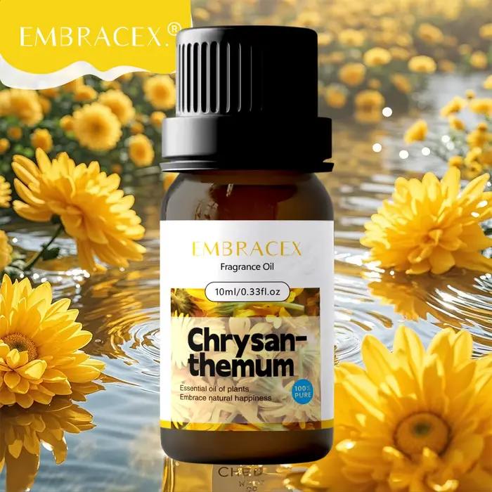 Huile essentielle de chrysanthème 10ml, huile florale longue durée, huile de soin pour la peau, huil
