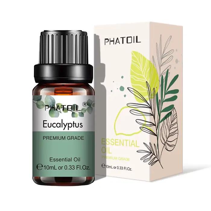 PHATOIL 1 pièces huile essentielle d'eucalyptus pour la fabrication de bougies diffuseur 10 ml/30 ml