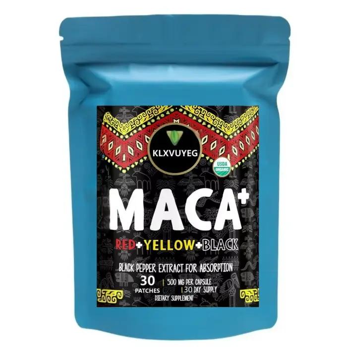 Complément de Maca le plus puissant avec extrait de poivre noir pour une meilleure absorption, poudr