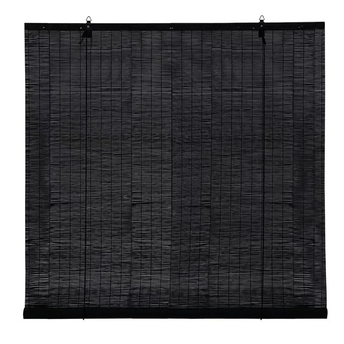 Stores enrouleurs en bambou occultants 60% style rétro pour fenêtres et portes intérieures/extérieur