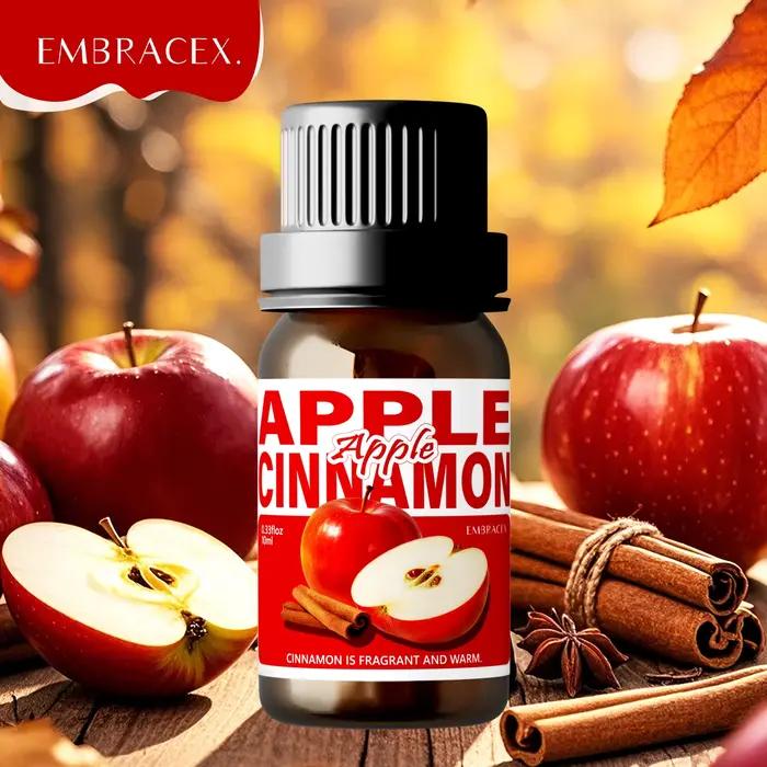 Huile essentielle de pomme et cannelle, 10ml, huiles d'aromathérapie, parfum sucré, cadeau amusant p