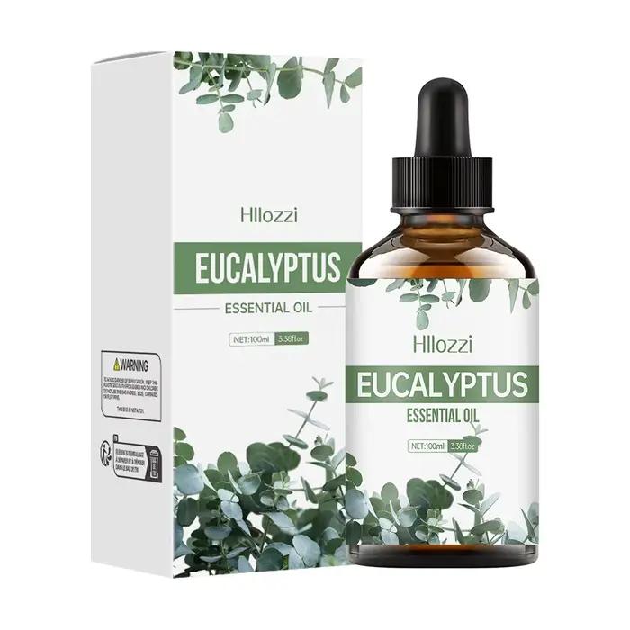 Huile essentielle végétale d'eucalyptus, soins pour la peau du visage et du corps, huile essentielle