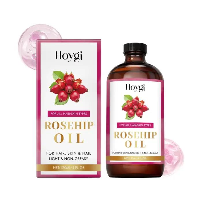 Sérum Traitant Anti-Âge à l'Huile Essentielle de Graines de Rose Musquée Naturelle, Raffermissant, R
