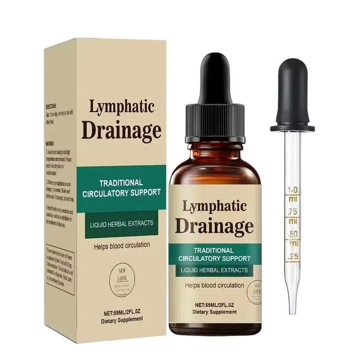 Gouttes de drainage lymphatique naturelles, accélèrent la circulation lymphatique, stimulent le flux