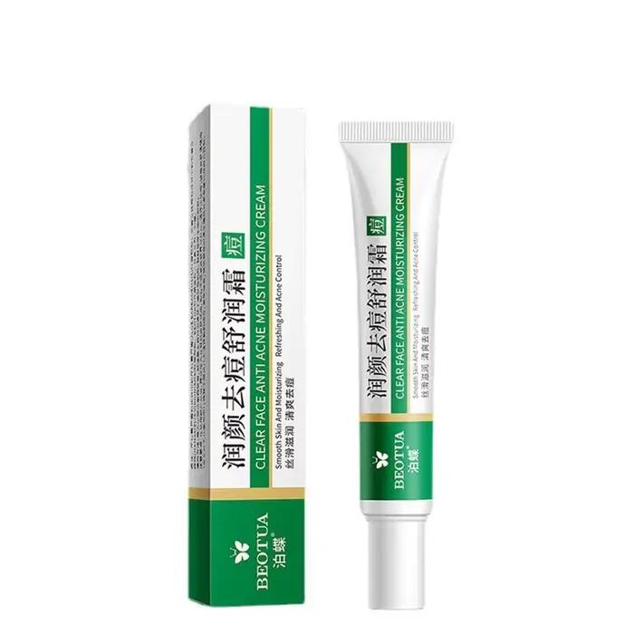 Crème de traitement de l'acné à base de plantes, élimine l'acné, hydrate, répare, contrôle de l'huil