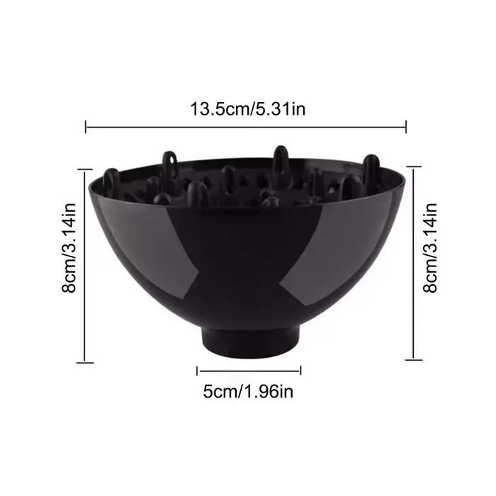 Tête de diffuseur de fixation de diffuseur de cheveux pour sèche-cheveux réglable de 1.4 à 2.6 pouce