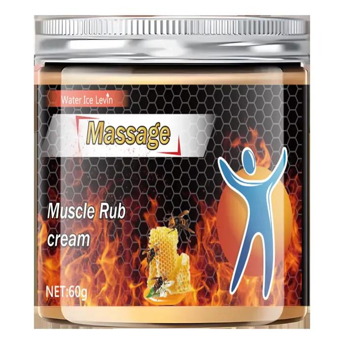 Crème de massage musculaire, adaptée aux hommes et aux femmes. Il est pratique à la chaleur, adapté 