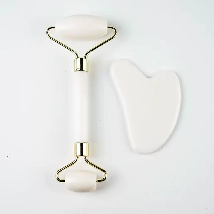 Rouleau de Jade de bibliothèque intelligente, bâton de massage en alliage de zinc de jade vert, roul