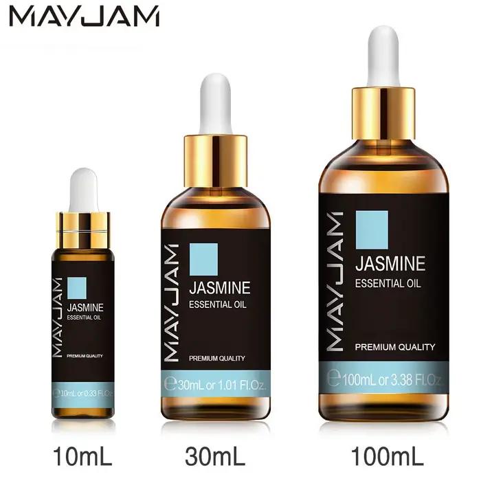 Huile essentielle de jasmin, lavande, rose et bois de santal MAYJAM 10ml 30ml 100ml pour parfum, mas