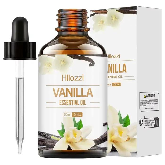 Huile essentielle de vanille pour le visage, SPU, diffuseur d'aromathérapie, savon DIY, convient à t