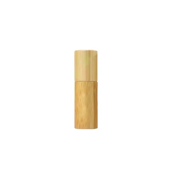 Bouteille à rouleau en bambou de 3/5/10ml, bouteille à rouleau en bois, huile essentielle, brillant 