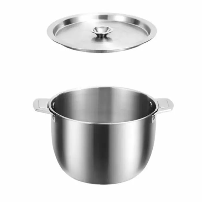 Pot de filtre à huile 3L en acier inoxydable, passoire à saindoux résistante à la chaleur avec couve