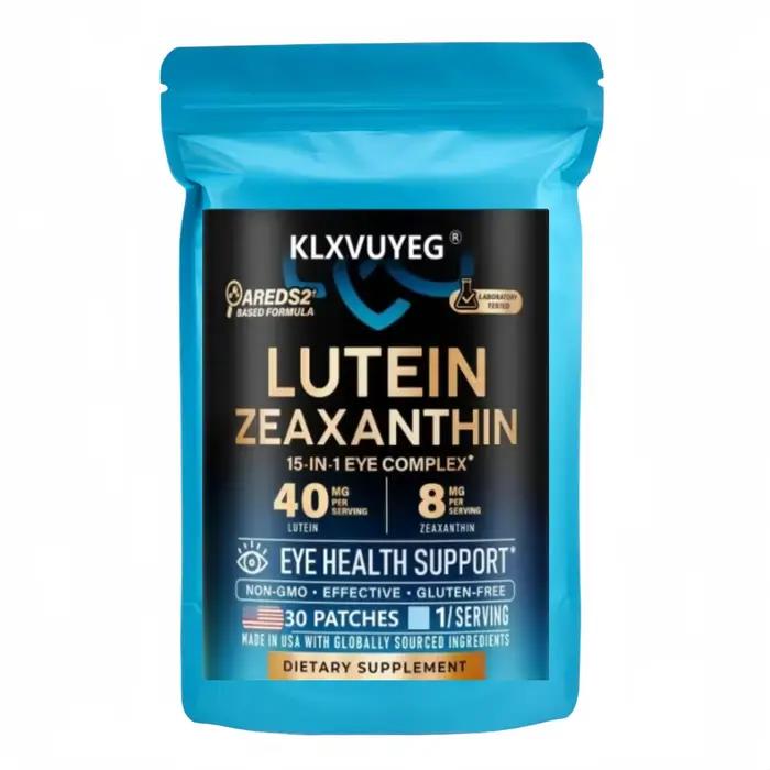 Vitamines pour les yeux - Lutéine 40 mg & Zeaxanthine 8 mg - Soutien à la santé oculaire et à la vis