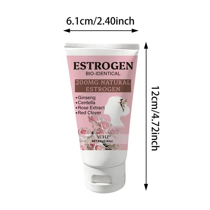 Crème d'humeur à l'œstrogène pour femmes – Ginseng, Centella Asiatica, Rose – Hydrate la peau, nourr