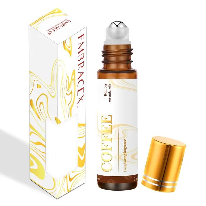 Roll-on d'huiles essentielles 0,33 fl.oz – Parfum longue durée – Cadeaux d'aromathérapie pour voitur