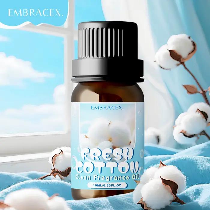 Huile essentielle de coton frais 10ml, parfum de fleur d'oranger, jasmin, vanille, diffuseurs de par