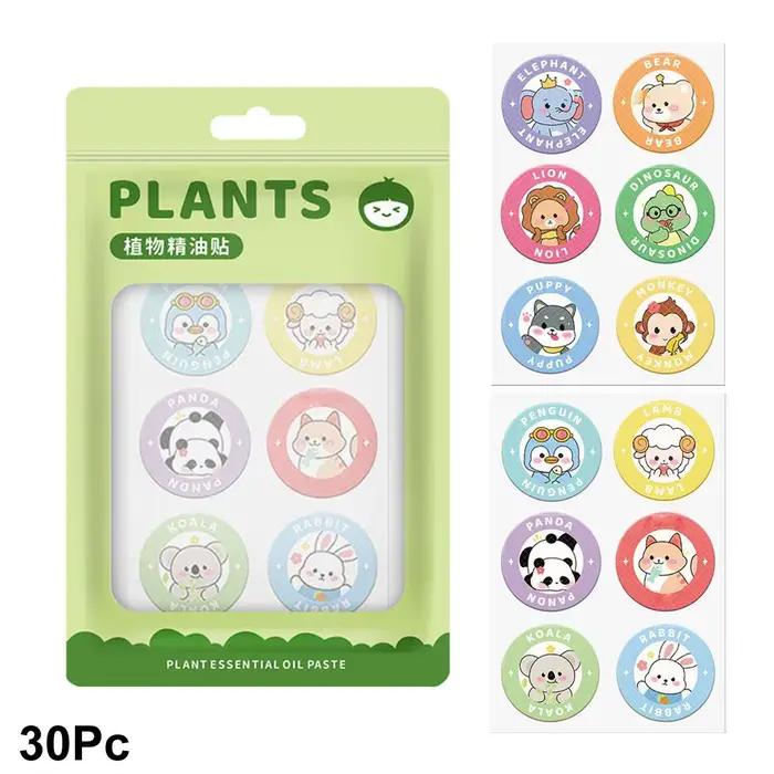 Patchs anti-moustiques, autocollants 100% naturels, non toxiques, à base d'huiles essentielles pures