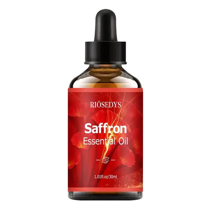 Huile essentielle de safran, parfum naturel, convient aux massages corporels, aux soins capillaires 