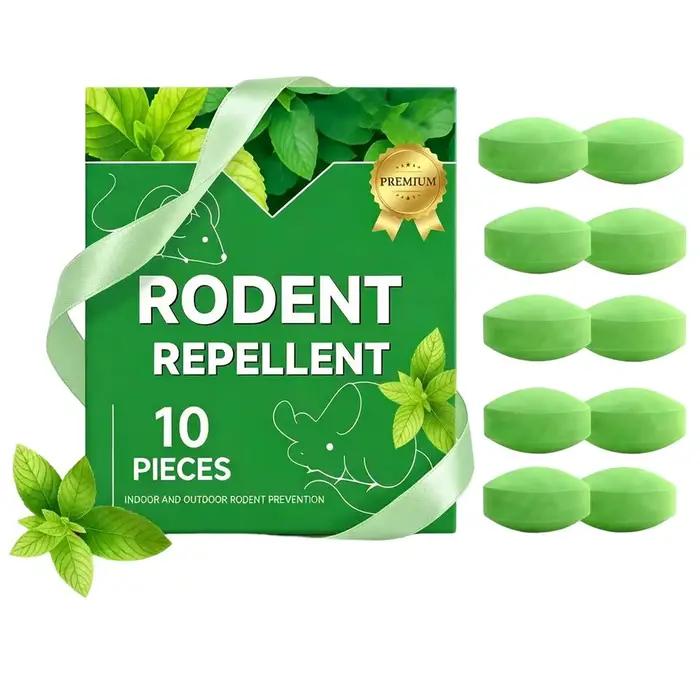 Boules d'huile de menthe poivrée, 10 pièces, puissant répulsif naturel longue durée contre les ronge