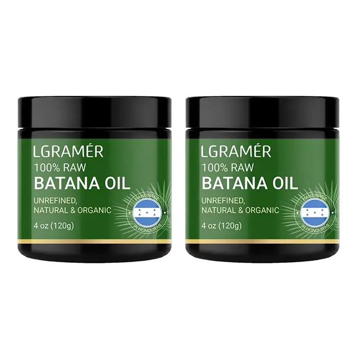 Huile de Batana 100% pure : nourrit, adoucit les cheveux secs, favorise un cuir chevelu sain, aide à