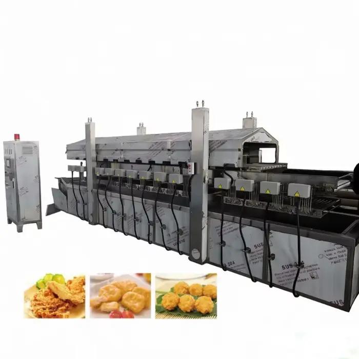 Ligne de production de panure pour poisson, crevettes et palourdes, pour sardines, morue, boulettes 