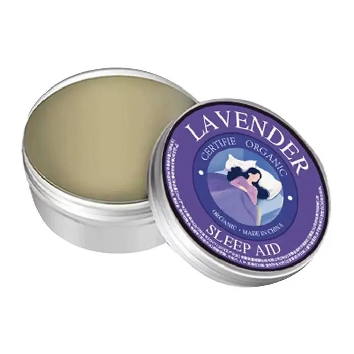 Baume Bio Apaisant à la Lavande pour le Sommeil, 30 ml, Mélange d'Huiles Essentielles Naturelles Cal