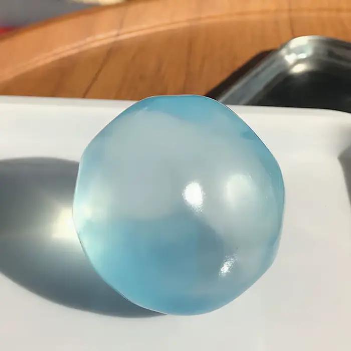 Balle anti-stress ultra-claire en huile de coco, à remontée lente, malléable, sensorielle, douce, no