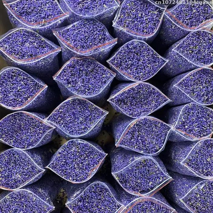 Fleurs séchées de lavande 100% naturelles 6A pour pot-pourri, sachets, garnissage de coussins, parfu