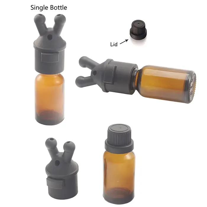 Bouteille d'inhalateur d'huile essentielle et d'arôme étanche de 15ml, Mini bouteille distributrice 