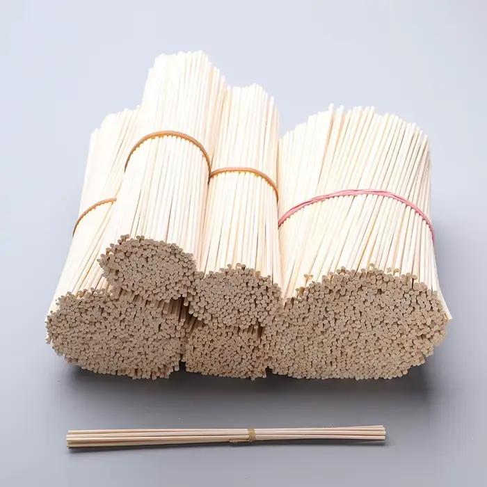 500 bâtonnets diffuseurs d'huiles essentielles en rotin indonésien, diamètre 5, 4, 3 mm, longueur 40
