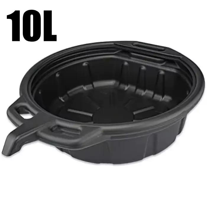 Bac de vidange d'huile 10L 15L, récipient de récupération d'huile étanche pour voiture, moto, outil 