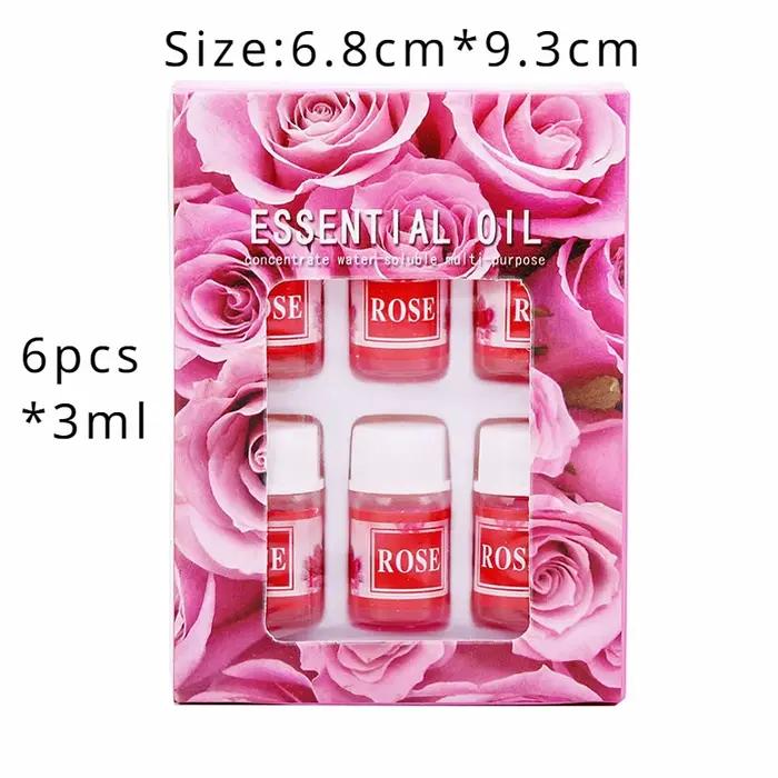 Huiles essentielles d'aromathérapie, mélange d'huiles de lavande et de roses, humidificateur d'huile