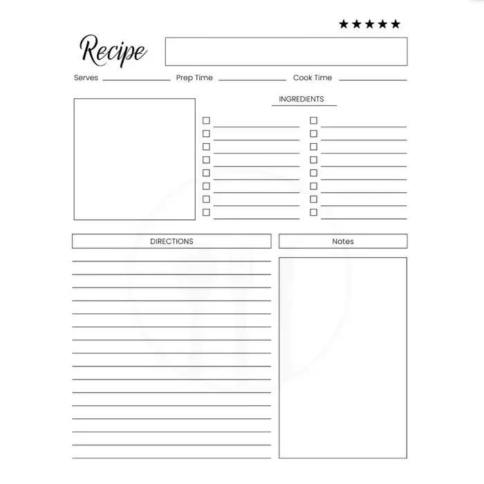 Nouveau carnet de recettes de dessins animés, spirale, couverture rigide, pages vierges, pour gérer les recettes amusantes, planificateur de repas, journal de recettes