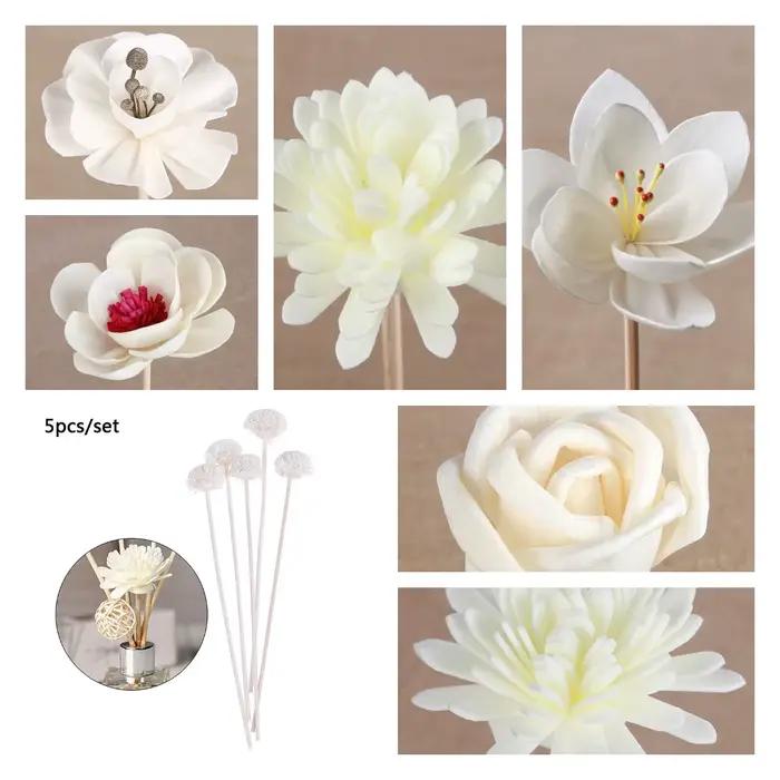 Bâtonnets de rechange pour diffuseur de roseau en forme de fleur