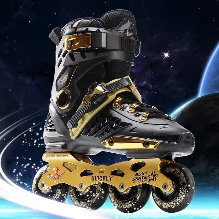 Patins à roulettes en ligne professionnels femme homme enfants patins de vitesse pour adultes baskets gratuites en plein air patins 4 rodas taille 30-44