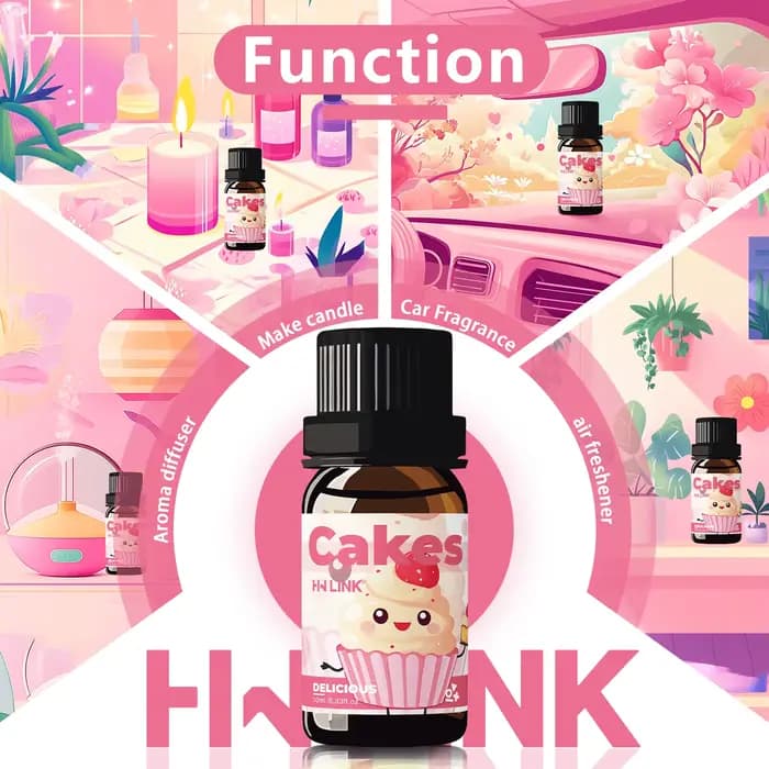 Huiles essentielles pour gâteaux 10 ml, fabrication de bougies, aromathérapie, humidificateurs, cadeaux, désodorisant pour voiture