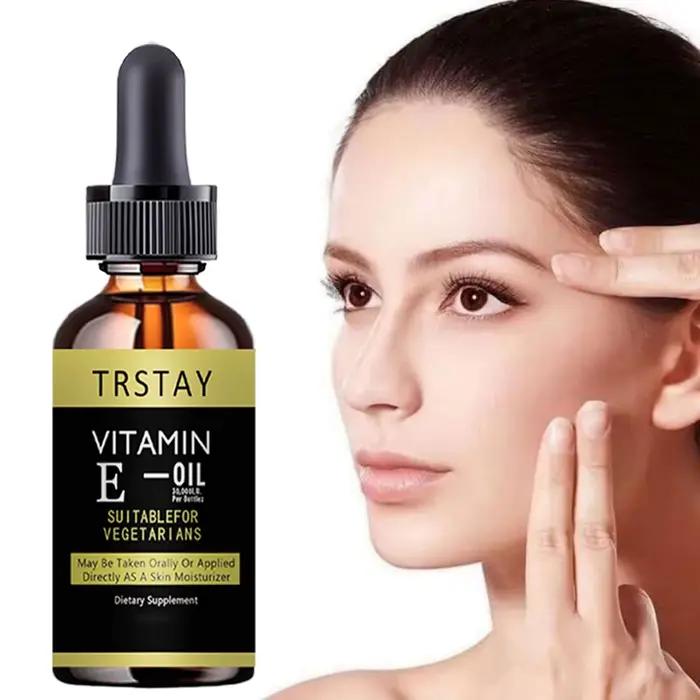 Vitamine E visage Essence hydratant blanchissant raffermissant Anti-rides soins de la peau Prettycowry femmes