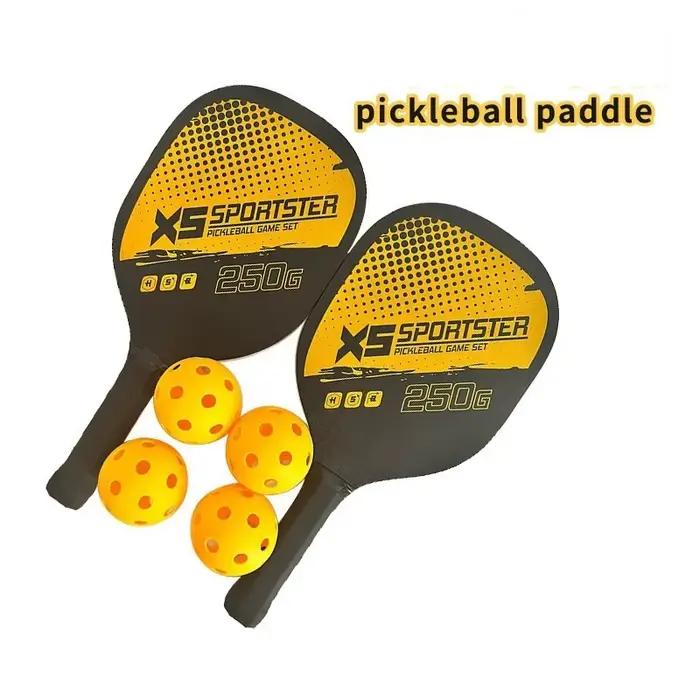 Pagaie de Pickleball, Sports d'entraînement en plein air, ensemble de raquettes de Tennis pour enfants et adultes, accessoires de sport ultra légers ‌