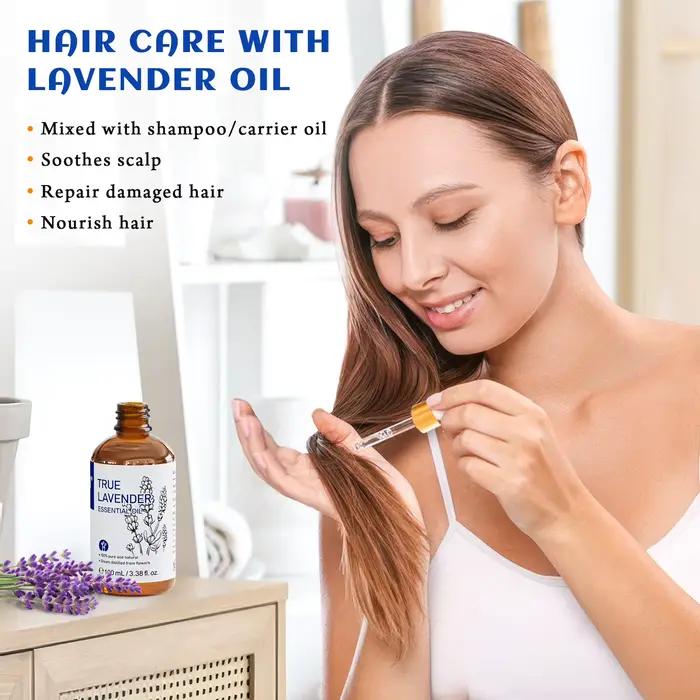HIQILI 100% huile essentielle de lavande Pure 100ML
