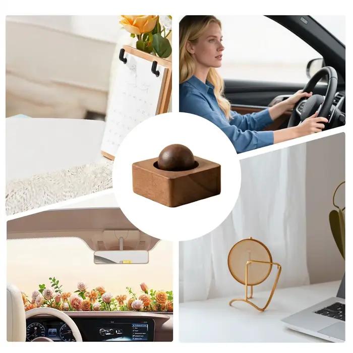Diffuseur d'huiles essentielles en bois pour voiture