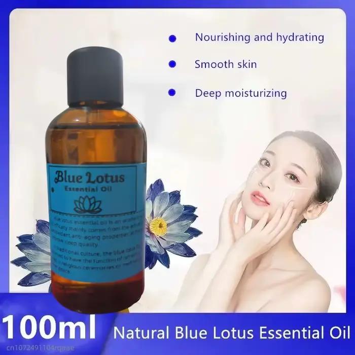 Huile essentielle de Lotus bleu naturel de qualité supérieure