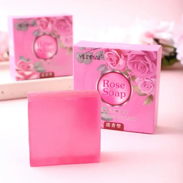 Savon à l'huile essentielle de Rose, pur fait à la main, naturel, nourrissant pour femmes, nettoyant de bain Long pour les mains, parfum durable